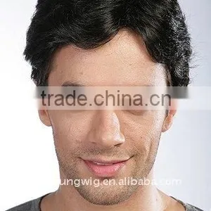 Wholesale Factory Mens Hair Wigs, Synthetic Toupee , Hair Replacement thumbnail-1