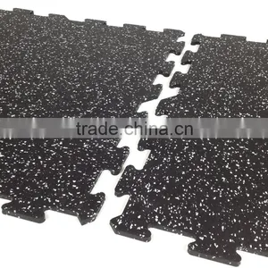 Fitness Equipment Heavy Duty Interlocking Rubber Flooring thumbnail-2