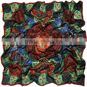 Factory Direct Free Sample No MOQ Custom Silk Wool Scarves Manufacturer in China thumbnail-3