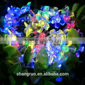 Christmas Led Solar Light Festival Flower Light Cheap Led Solar Light thumbnail-2