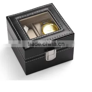 Exquisite Glass Skylight Couple Watches Boxes & Cases Storage Box thumbnail-2