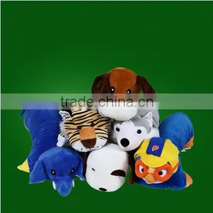 Wholesale Standard Size Funny Animal Head Shaped Cartoon Latex Pillow thumbnail-1