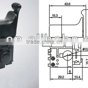 Electric Tool Switch 6A Power Tool Switch for Hitachi BK-025 thumbnail-1