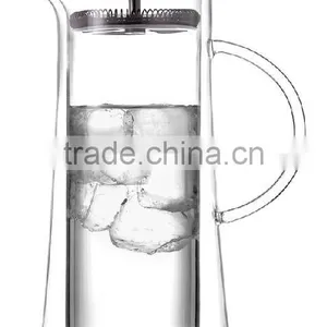 Double-wall Clear Glass Water Jug/pitcher thumbnail-1
