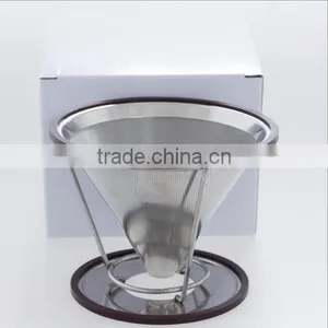 Stainless Steel Reusable Paperless Pour Over Coffee Filter thumbnail-2