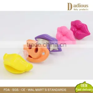 Funny BPA Free Baby Infant Dummy Teether Silicone Nipple Soother Pacifier thumbnail-5