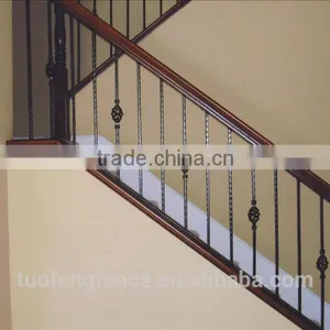 Security Wrought Iron Stair Rails From China Manufacturer thumbnail-3