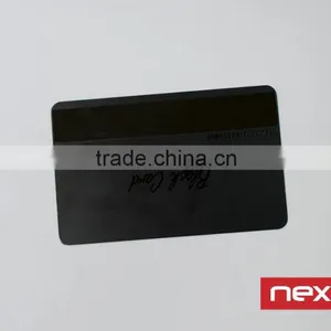 Stainless Steel Electroplate Matt Black Metal Business Card thumbnail-3