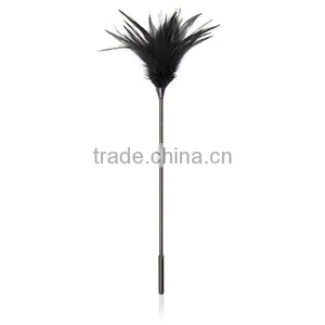 Feather Tickler Sex Toy Feather Tickler Chicken Feather Tickler for Sex Games Sex Toy Feather Tickler With Plastic Handle,35cm thumbnail-1