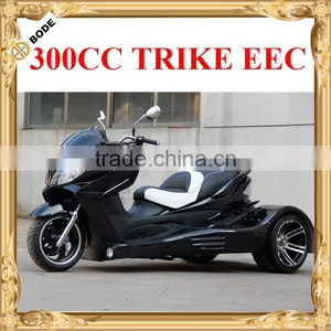 Gas 3 Wheel Motorcycle Trike Scooter With CVT Clutch Automatic Gears thumbnail-1