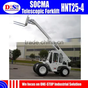 SOCMA HNT25-4 Small Telehandler 4 Wheel Drive China New Telescopic Forklift for Sale thumbnail-2