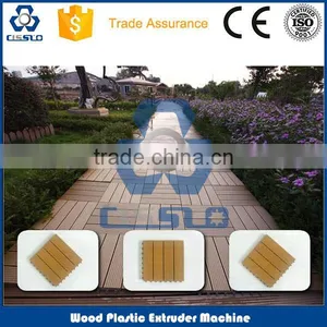 Wood Plastic Composite Line Wpc Decking Boards Production Machine thumbnail-2