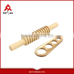 Silicone Pastry Pizza Pasta Hand Rolling Pin Dough Roller Kitchen Baking Tool thumbnail-1