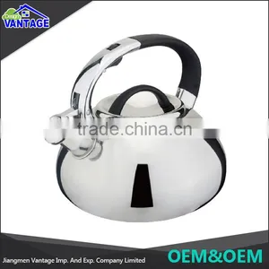 High Quality Cheap Custom Stainless Steel Whistling Non-electric Kettle thumbnail-2