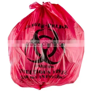 7 Gallon Red Isolation Infectious Waste Bag/biohazard Bag thumbnail-2