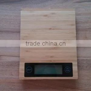 Bamboo Platform Kitchen Use Food Weighing Scale thumbnail-2