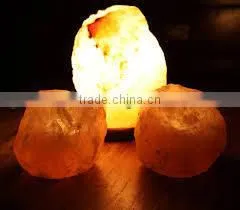 Pure Natural Crystal Himalayan Rock Salt Lamp thumbnail-1