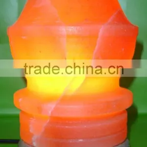 Rock Salt Crafted Lamp thumbnail-1