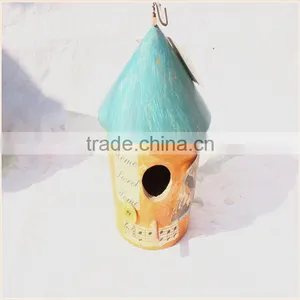 China Supplier Crafts Hang Christmas Wooden Bird House Wholesale Modern Design Wooden Bird House High Quality Wooden Bird House thumbnail-1