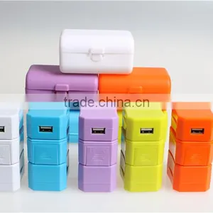 Wontravel 100% OEM USB Adapter and Unviersal USB Travel Charger With 3A USB Port for Hotel Gift thumbnail-6