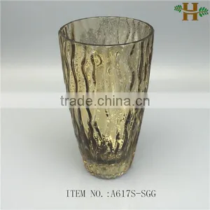 Factory Price Colored Glass Flower Vase thumbnail-2