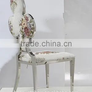 Foshan Furniture European Stainless Steel Chairs for Living Room thumbnail-4
