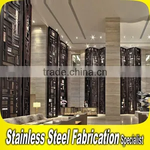 Custom Made Folding Sreen Room Divider for Hotel Decoration thumbnail-2