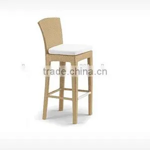 2017 Trade Assurance Hot Sale Cheap High Leg Plastic Weaving Rattan Bar Chairs thumbnail-1