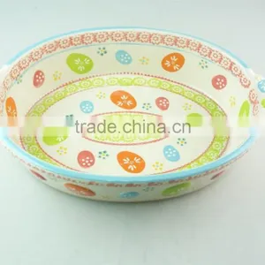 Stock Cheap Oval Shape Stoneware Dinner Plate for Appetizer, Dessert, Salad, Snack, Sushi, Fruit, Bread thumbnail-2