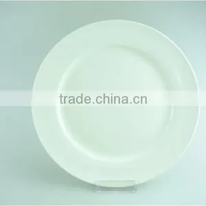 Wholesale White Ceramic Round Dinner Plate for Daily Use thumbnail-2