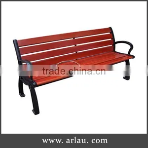 Wooden Cast Iron Park Bench thumbnail-1