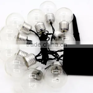 10-LED Solar Light Bulb Hanging Garden Lantern String Light thumbnail-2