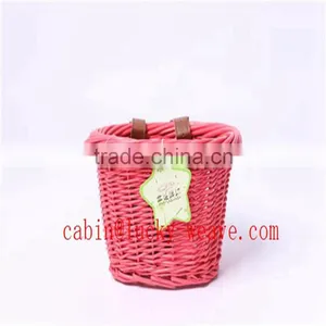 Wholesale Easter Woven Wicker Bike Basket thumbnail-3