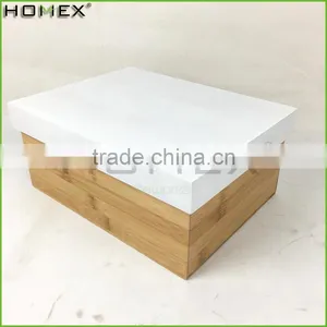 Bamboo Stackable Storage Box Storage Units Homex BSCI/Factory thumbnail-6