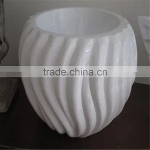 SJ20171016 2017 Hot Sale White Plastic Flower Pot and Vase thumbnail-1