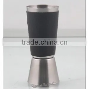 Stainless Steel Jigger With Leather thumbnail-1