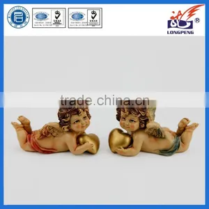 European Relaxed Angel Statue for Home Decor thumbnail-1