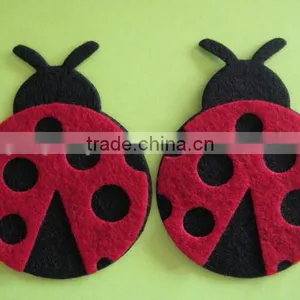 Hot Sale Eco Friendly New Products Promotional Gift Cute Felt Fabric Ladybird Scrapbooking on Express thumbnail-1