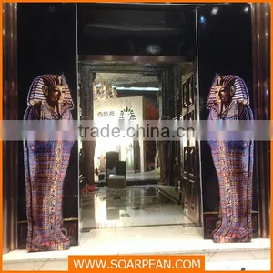 Custom Fiberglass Egypt Pharaoh Statue for Club Display thumbnail-1