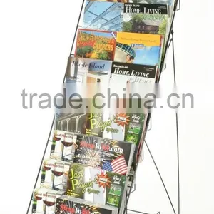 2016 New Design Wire Newspaper Display Rack Outdoor Magazine Rack thumbnail-1