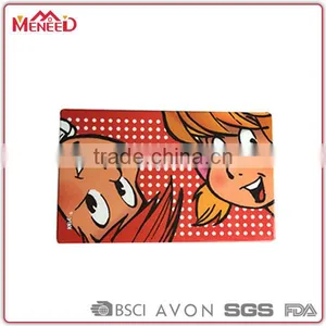 Plastic Wares From China Girls Printed Kids Placemat, Small Melamine Cutting Block thumbnail-1