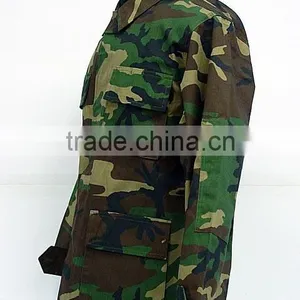 SWAT Airsoft Camo Woodland BDU Uniform Shirt Pants thumbnail-3