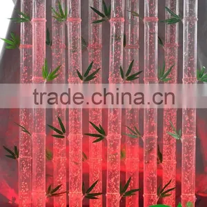 Water Bubble Pillar Led Water Tube Bamboo Acrylic Tube thumbnail-2