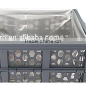 Wholesale Durable Folding Basket, Flexible Plastic Foldable Storage Box thumbnail-2