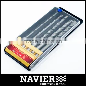 5pcs High Quality SDS Max SDS Plus Hammer Drill Bit Set With Plastic Case thumbnail-1