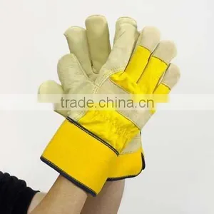 Yellow Cow Grain Leather Rigger Work Glove thumbnail-1