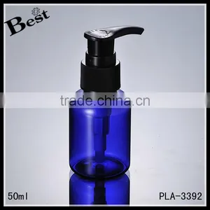 Travel Size Plastic Bottles50ml Hair Shampoo Bottle Shampoo Pump Blue Bottle Hair Shampoo thumbnail-1