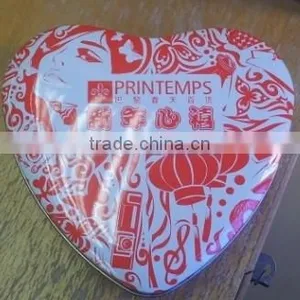 Heart Shape Chocolate Tin Box thumbnail-1