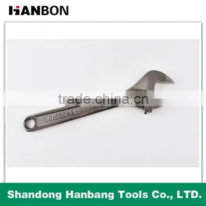 Black Nickel-plated Adjustable Wrench thumbnail-4