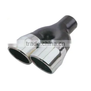 Low Price Universal Car Dual Exhaust Muffler Tip thumbnail-1